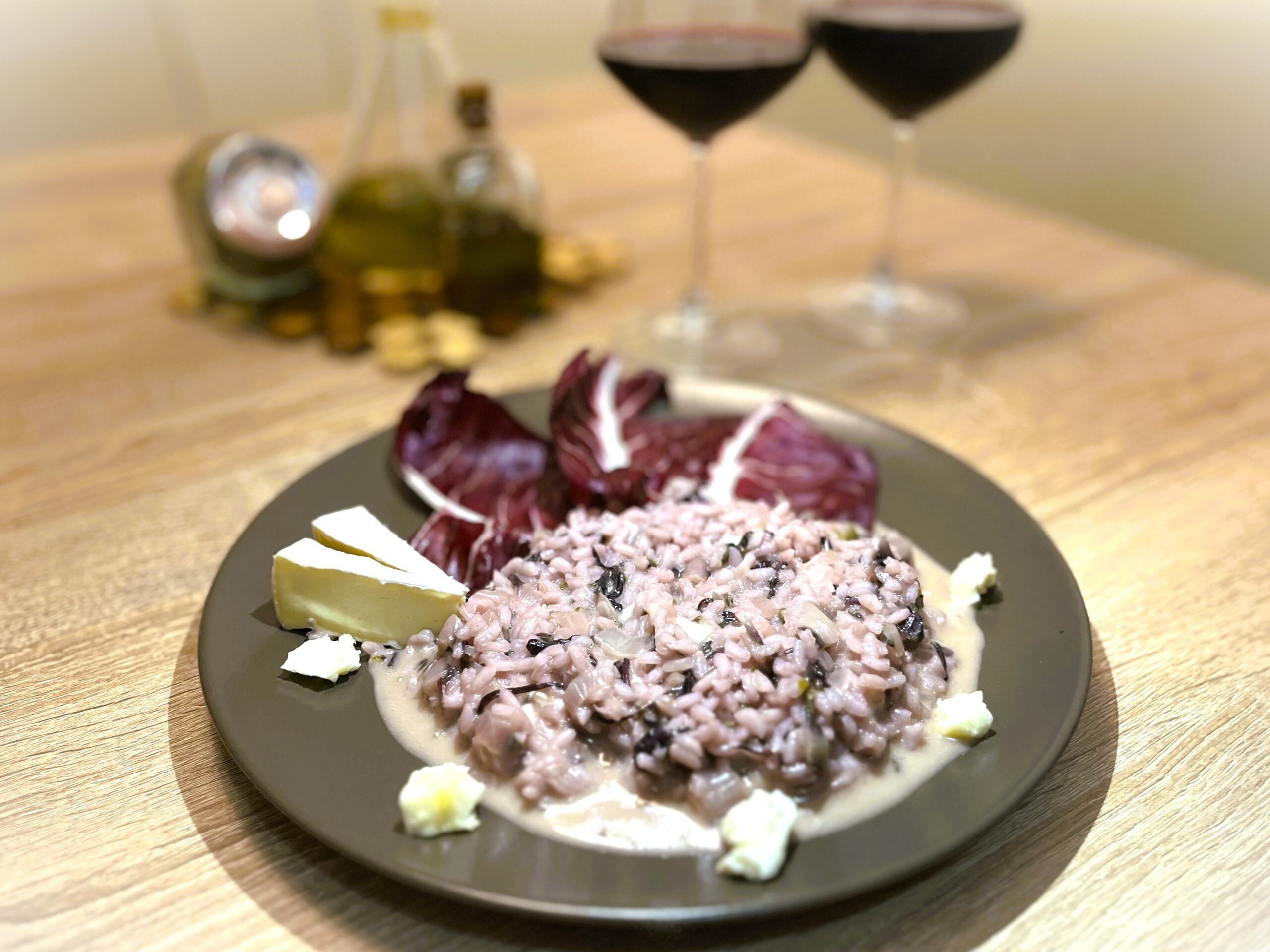 Risotto al radicchio rosso, camembert e gorgonzola di PiCo Ricette by Luca Rampati