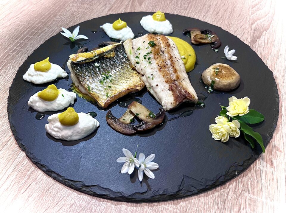 Cefalo su letto di ceci di PiCo Ricette by Luca Rampati